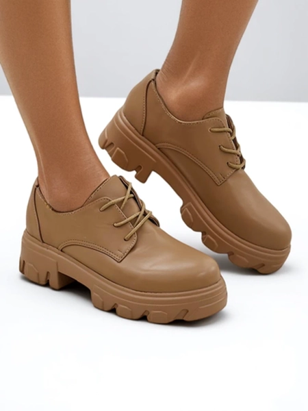 Обувки на жените с лента Royalfashion с по-дебела подметка Gofey