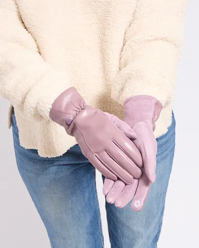 Дамски ръкавици от екокожа на Royalfashion