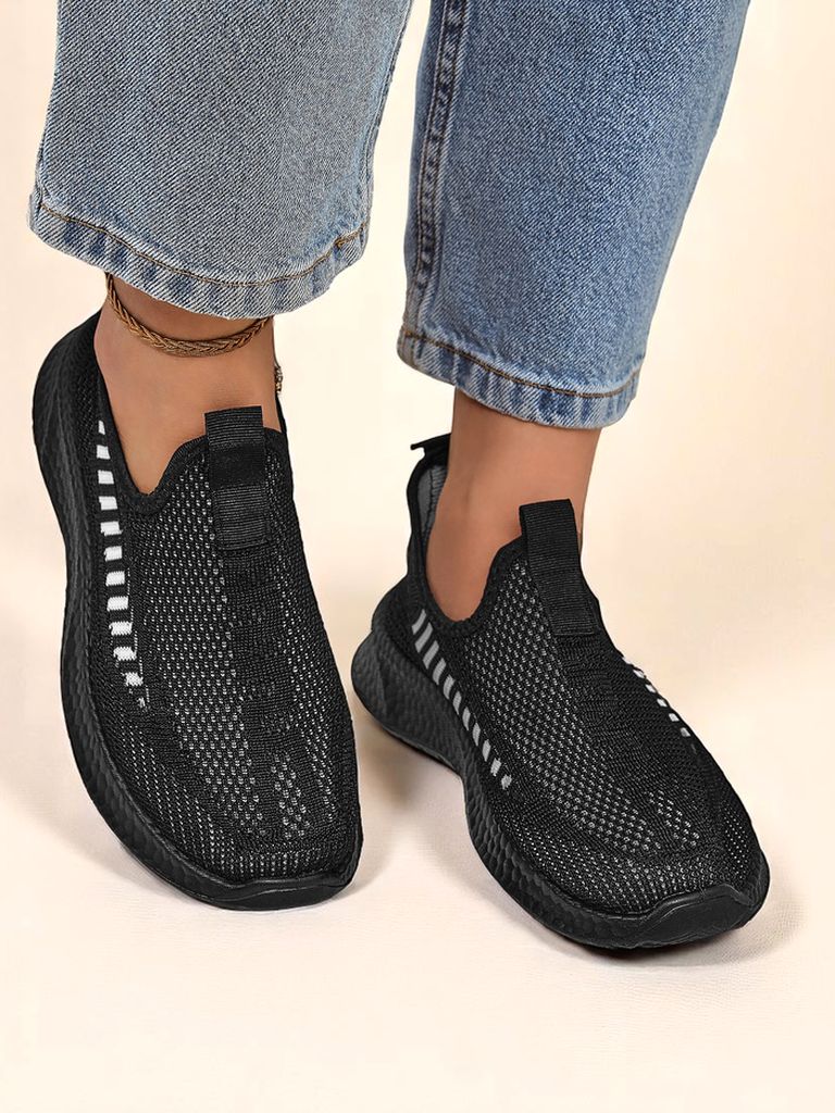 Royalfashion Дамски спортни обувки от плат Sport Slip-On