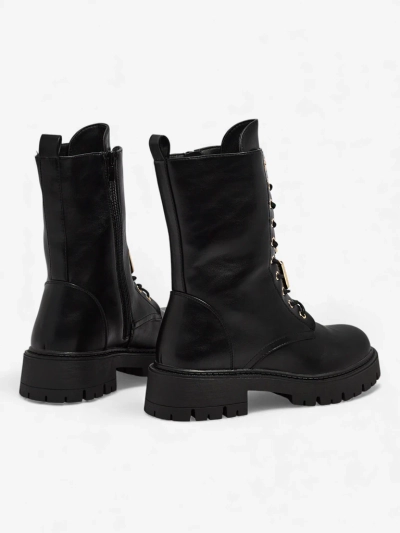 Дамски еко кожени боти с връзки Venit