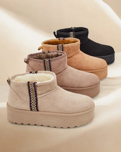 Royalfashion Къси снежни ботуши за жени Haluzi