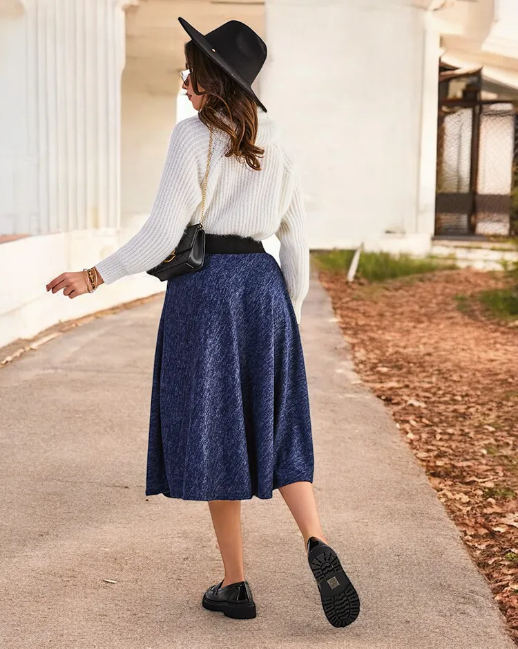 Дамска миди пола на Royalfashion