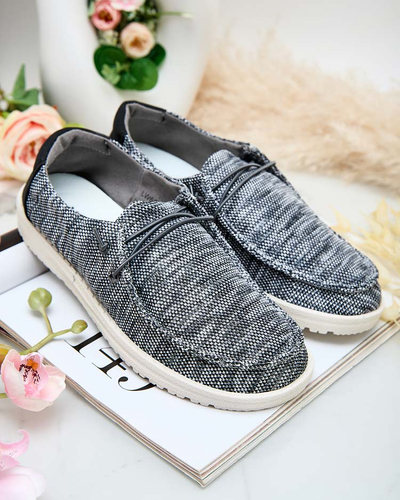 Royalfashion Дамски полуобувки с дантела