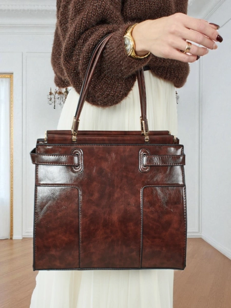 Royalfashion Елегантна дамска голяма чанта