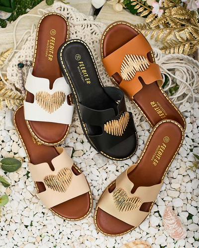 Royalfashion Дамски джапанки с плоска подметка Ortyca