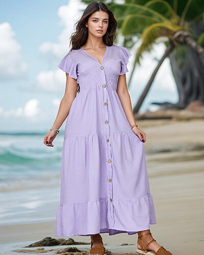 Royalfashion Дамска рокля с дължина до коляното