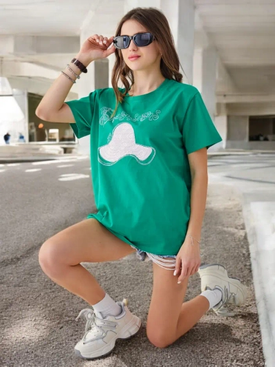 Royalfashion Жена памучна блуза с принт