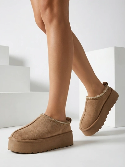 Royalfashion Дамски къси ботуши Zommy a'la snow boots