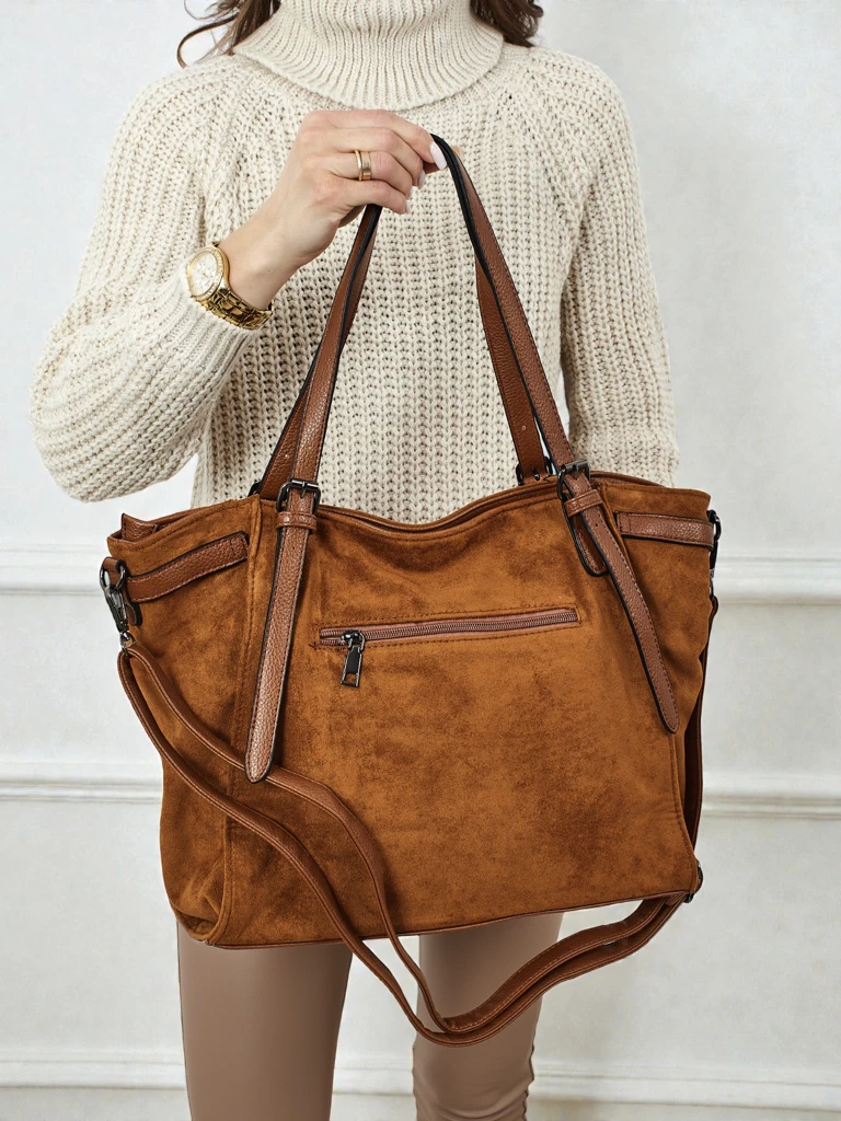 Дамска чанта shopper еко велур Daville