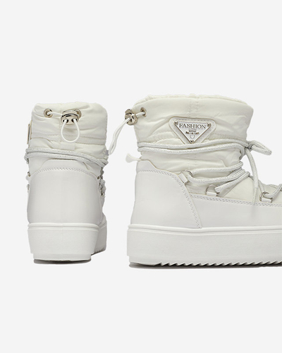 Бели детски обувки за сняг Asifa - Обувки