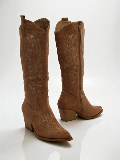 Дамски ботуши тип каубойки Marivelle