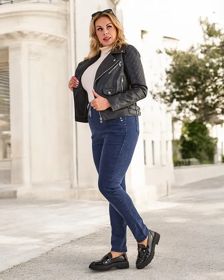 Дамски панталони с размер плюс Royalfashion тригингс