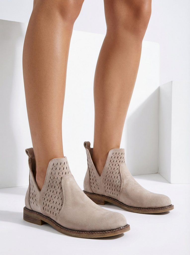 Royalfashion Дамски ботуши Ovilla от велур eko