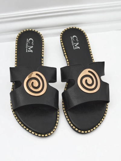 Royalfashion Дамски чехли с равна подметка Glam Bliss