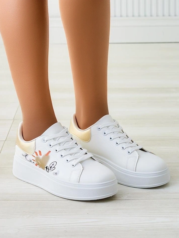 Обувки с платформа за жени Royalfashion с принт Alcape