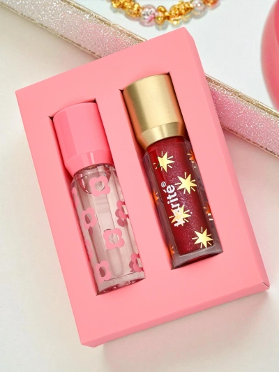 Блясък с брокат и безцветен блясък 2в1 Ruby Woo