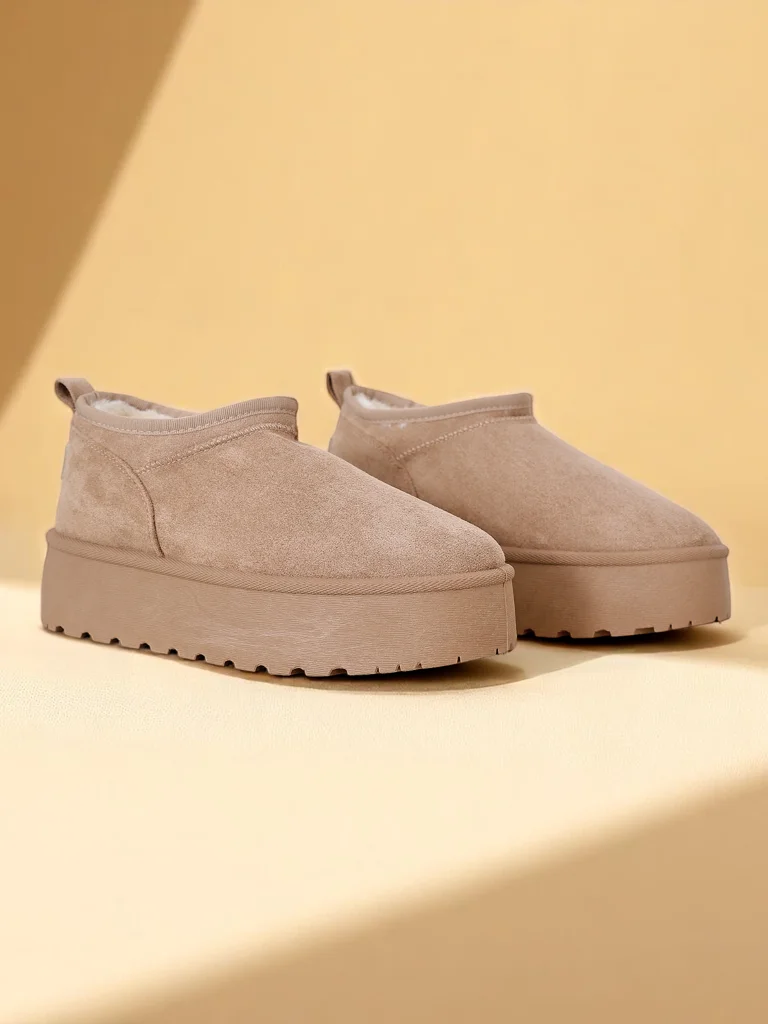 Royalfashion Дамски къси ботуши a'la snow boots Ozozi