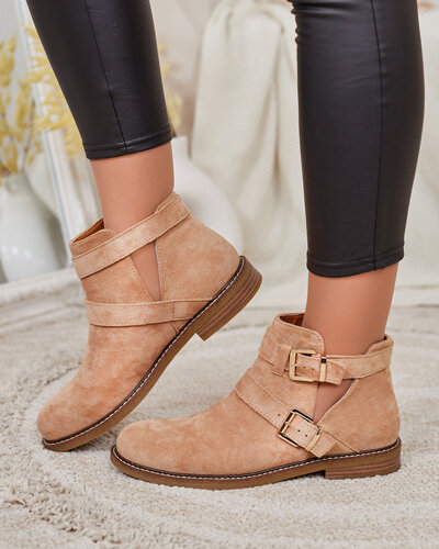 Royalfashion Дамски ботуши Geronsa с изрязано ходило