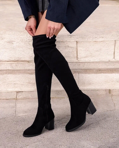 Royalfashion Дамски ботуши над коляното Rozia