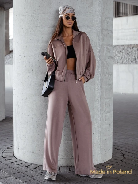 Дамски вискозен комплект анцуг Long Waves