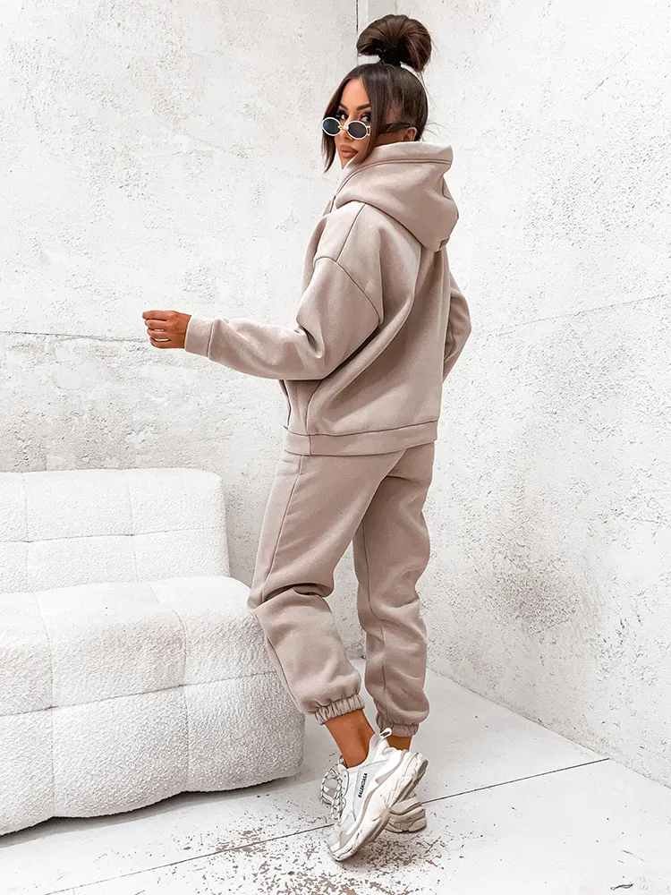 Royalfashion Памучен дамски комплект с потник