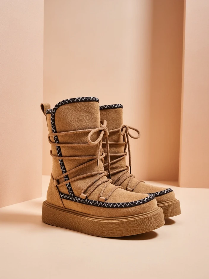 Royalfashion Женски терлици с връзки Siozi