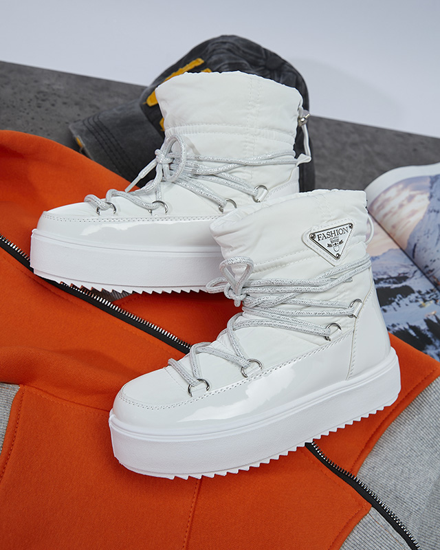 Бели детски обувки за сняг Asifa - Обувки