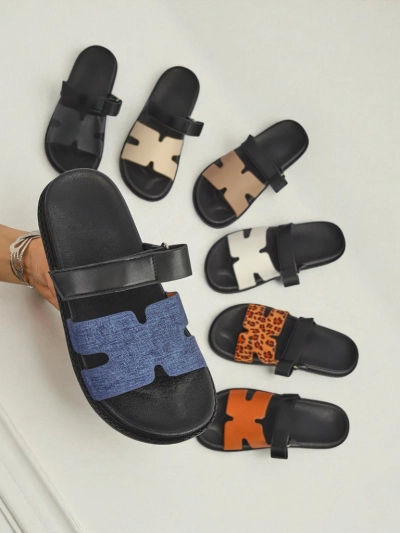 Royalfashion дамски чехли от еко кожа FlexiComfi