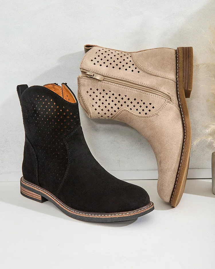 Royalfashion Дамски ажурни ботуши Toffas