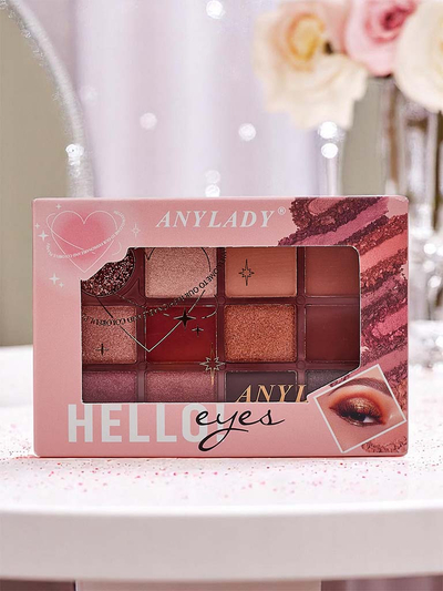 Палета от 12 сенки за очи Ruby Glamour