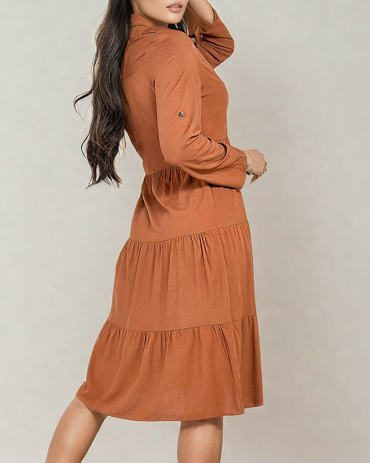 Royalfashion Дамска миди рокля