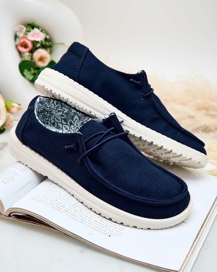 Royalfashion Дамски полуобувки с дантела Reptess