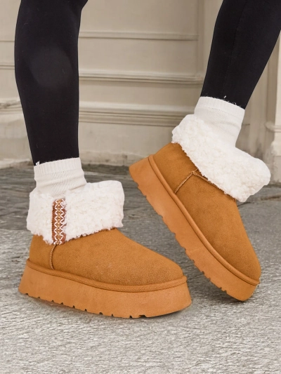 Дамски снежни ботуши Royalfashion с козина Rovvoy