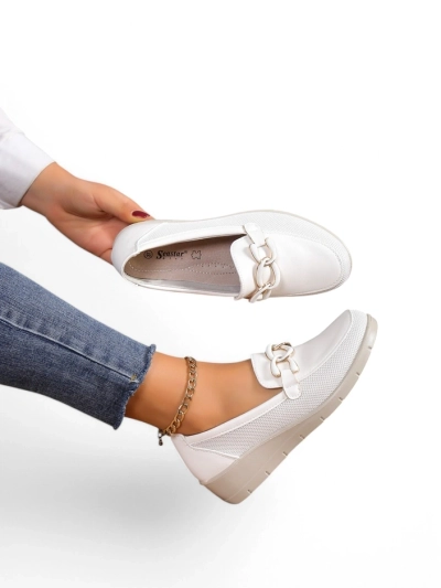 Royalfashion Жени мокацини на ниска платформа Hofride