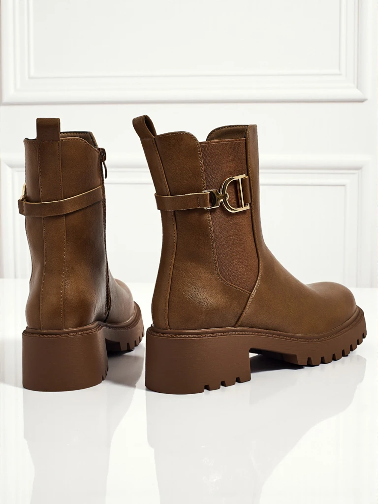 Високи дамски боти от еко кожа Ovella