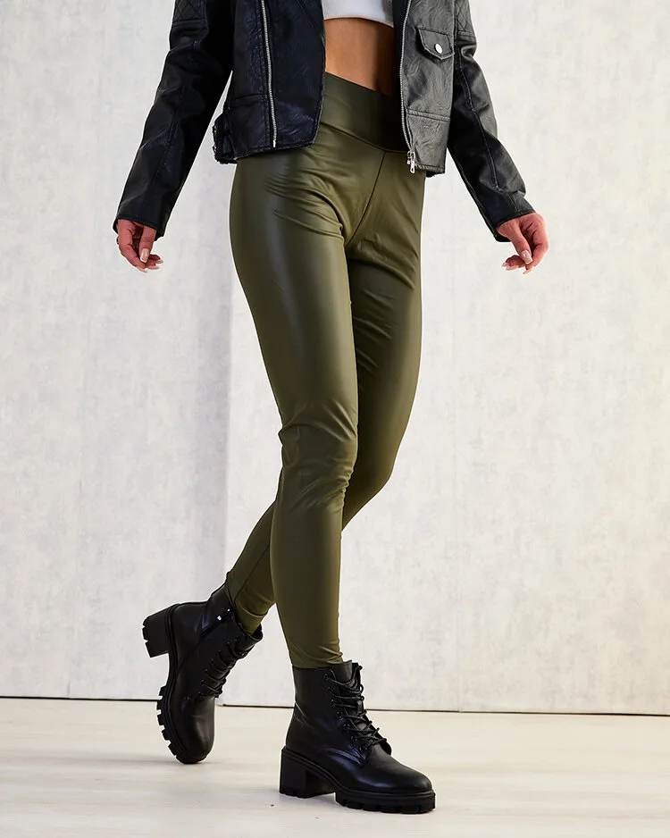 Royalfashion Дамски клинове от екокожа