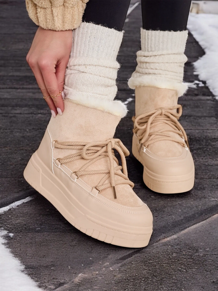 Дамски ботуши за сняг с връзки от Royalfashion Moniuc