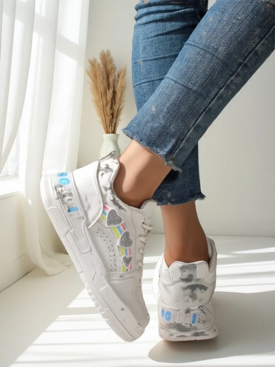 Royalfashion Дамски маратонки с брокат Samoles