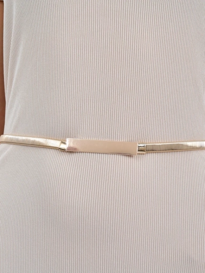 Еластичен дамски колан с декоративна закопчалка