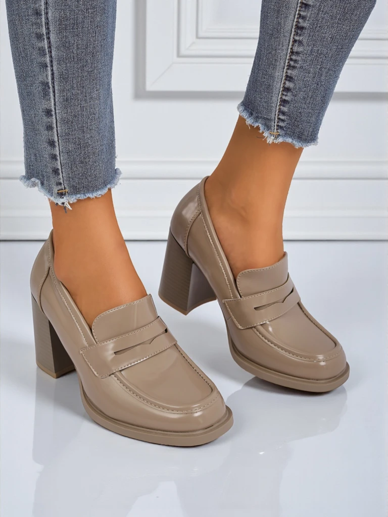 Royalfashion Дамски мокасини на ток Minerva