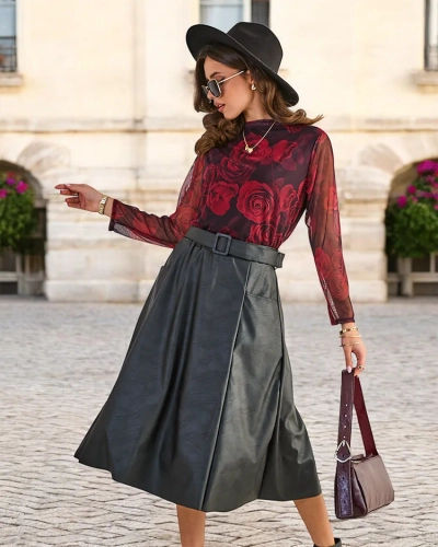 Рокля средни дължина за жени на Royalfashion PLUS SIZE