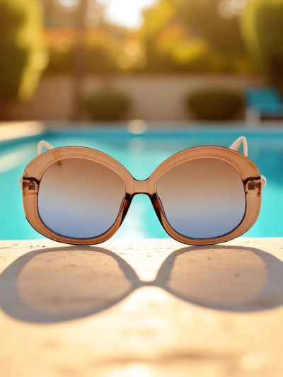 Royalfashion Слънчеви очила с декоративни дръжки Glam Shine