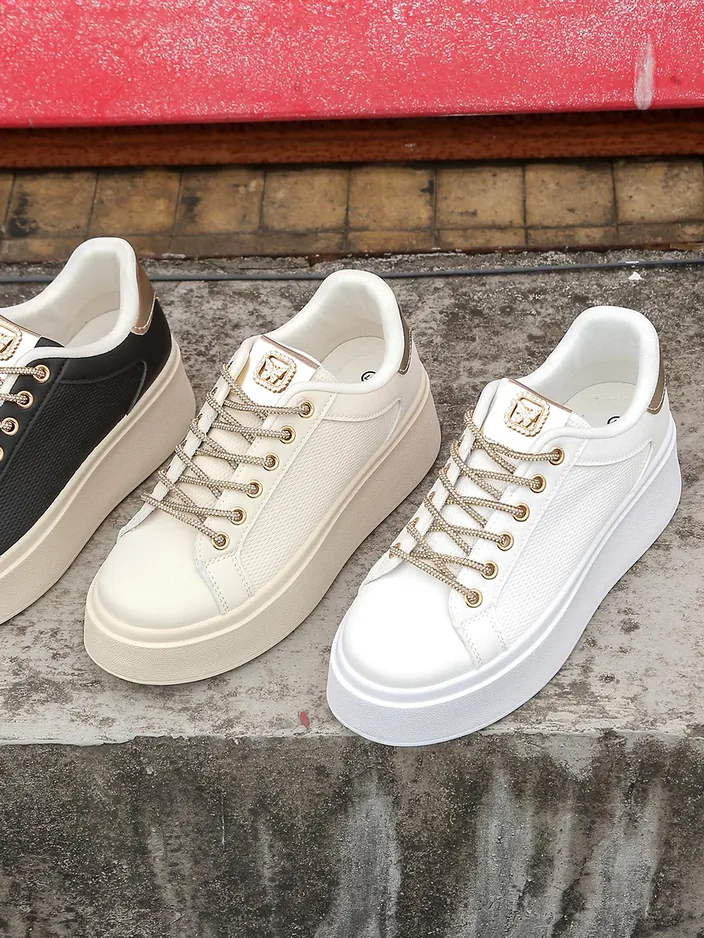 Спортни маратонки за жени Royalfashion с декоративни връзки Eone