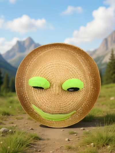 Royalfashion Детска сламена шапка Froggy Shade Hat