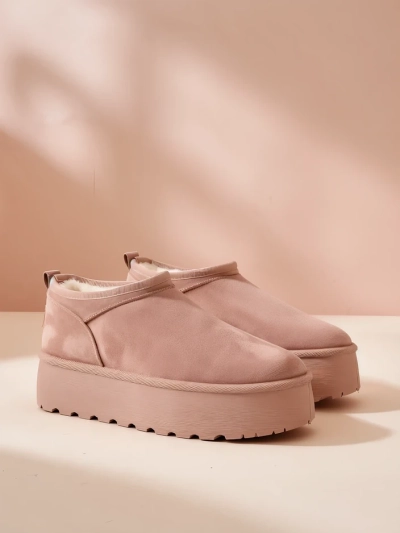 Royalfashion Дамски къси ботуши a'la snow boots Ozozi