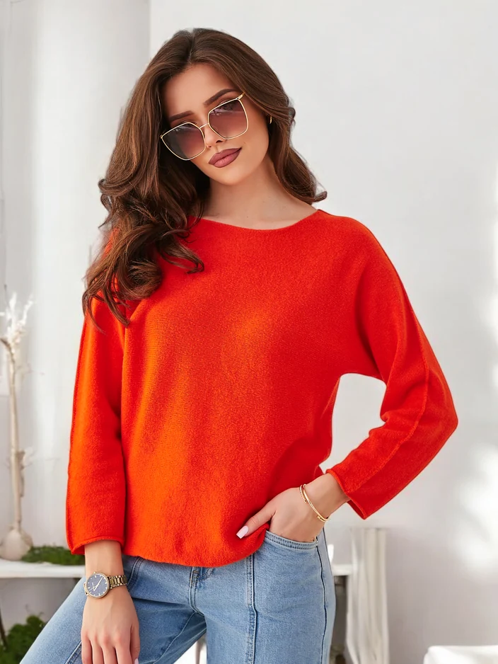 Royalfashion Женски лек вълнен пуловер