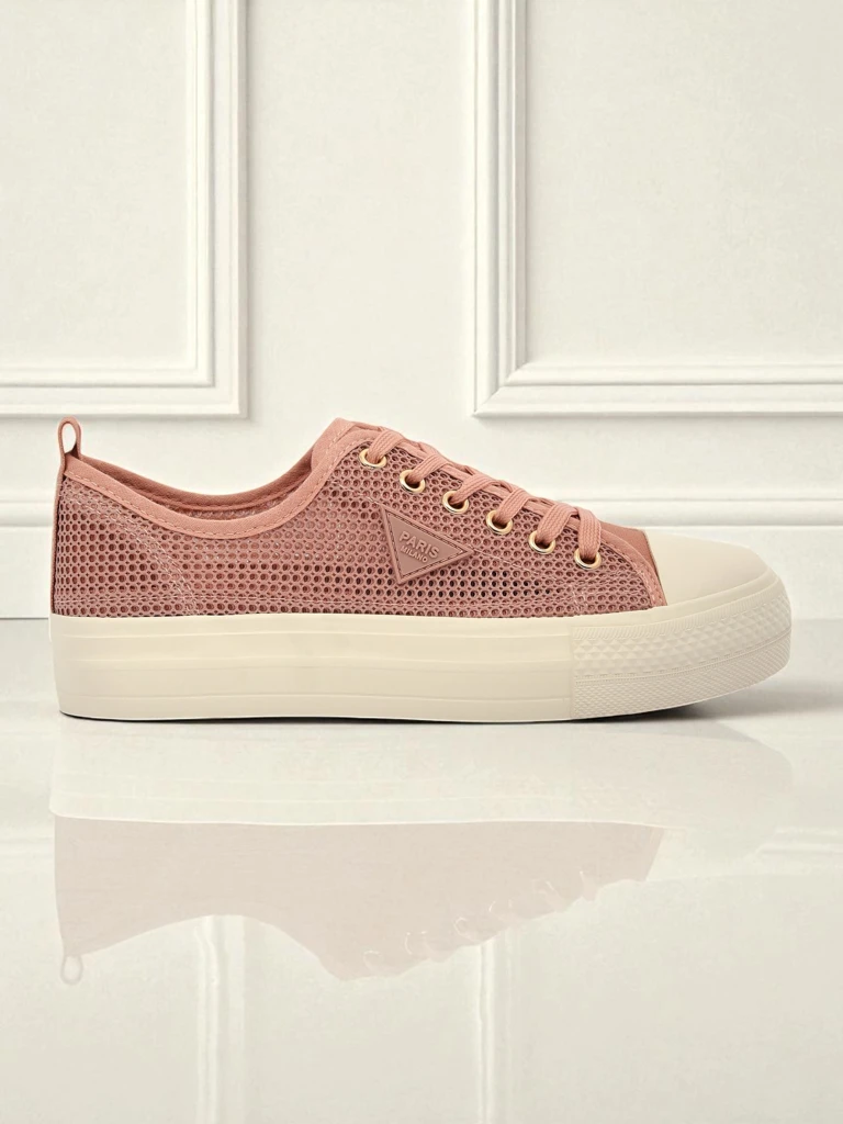 Дамски кецове Afrodyta Rosa – дишащи розови обувки от плат за лятото