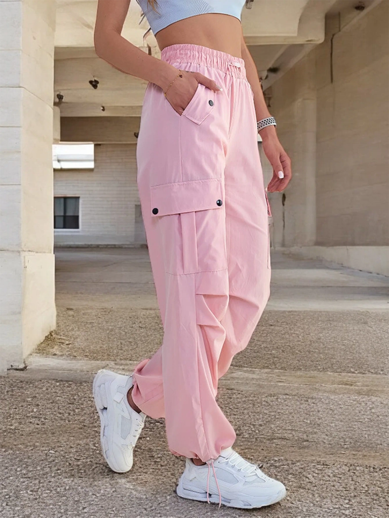 Royalfashion Дамски бойни панталони от плат