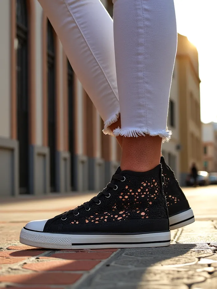 Royalfashion Женски перфориранки маратонки Limme