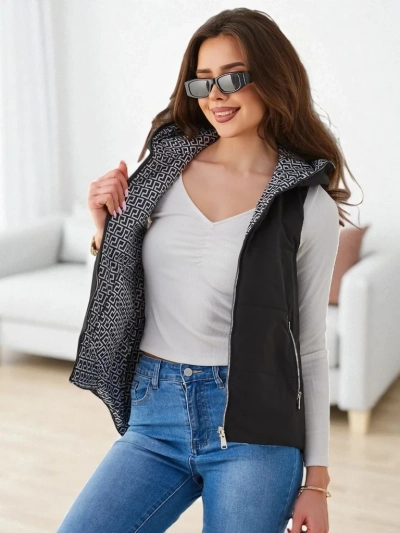 Royalfashion Дълъг дамски овълен елек